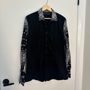 Paisley Button-Up Shirt